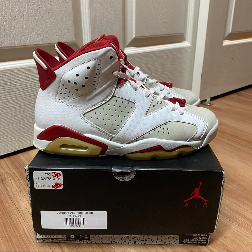2017 Air Jordan 6 Retro “Alternate Hare” Men’s Size 8